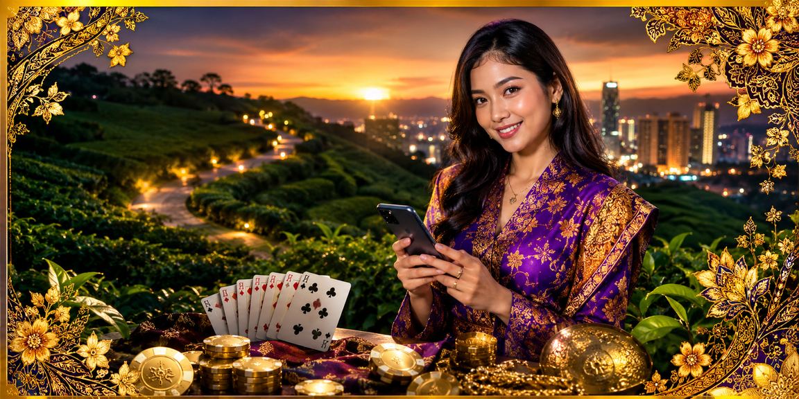 Pengguna Malaysia menikmati platform hiburan dalam talian 70400 dengan tema batik tempatan